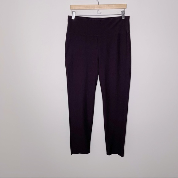 Eileen Fisher Washable Stretch Crepe High Waisted Pant in Violette minimalist - Picture 5 of 11